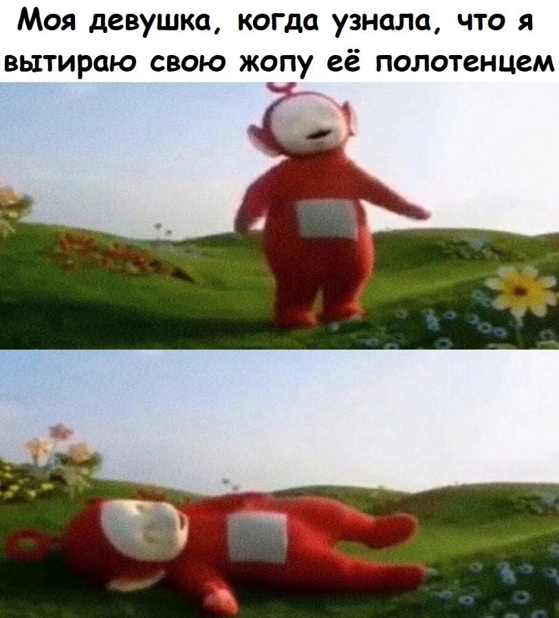 Моя девушка, когда узнала, что я вытираю свою жопу её полотенцем