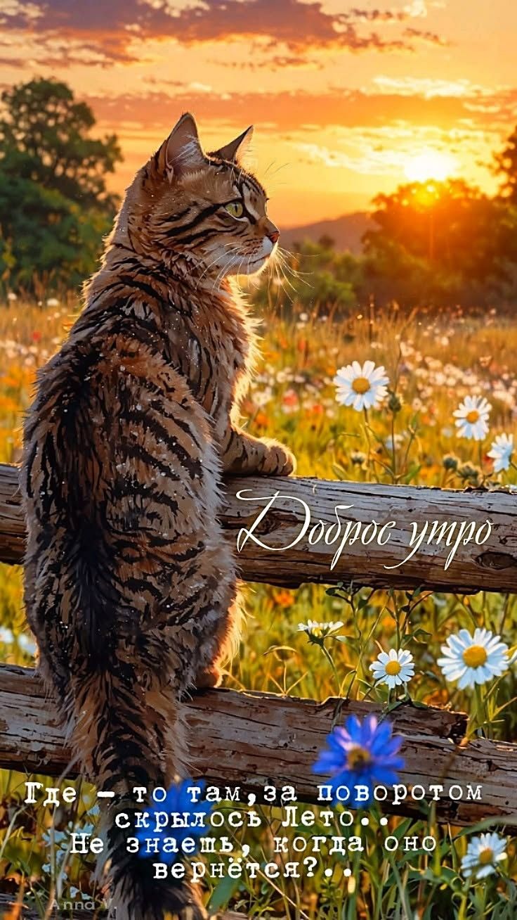 Доброе утро. Где-то там, за поворотом скрылось Лето. Не знаешь, когда оно вернется?
