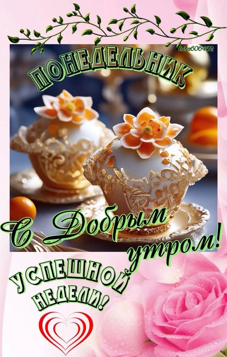 ПОНЕДЕЛЬНИК С Добрым утром! УСПЕШНОЙ НЕДЕЛИ!