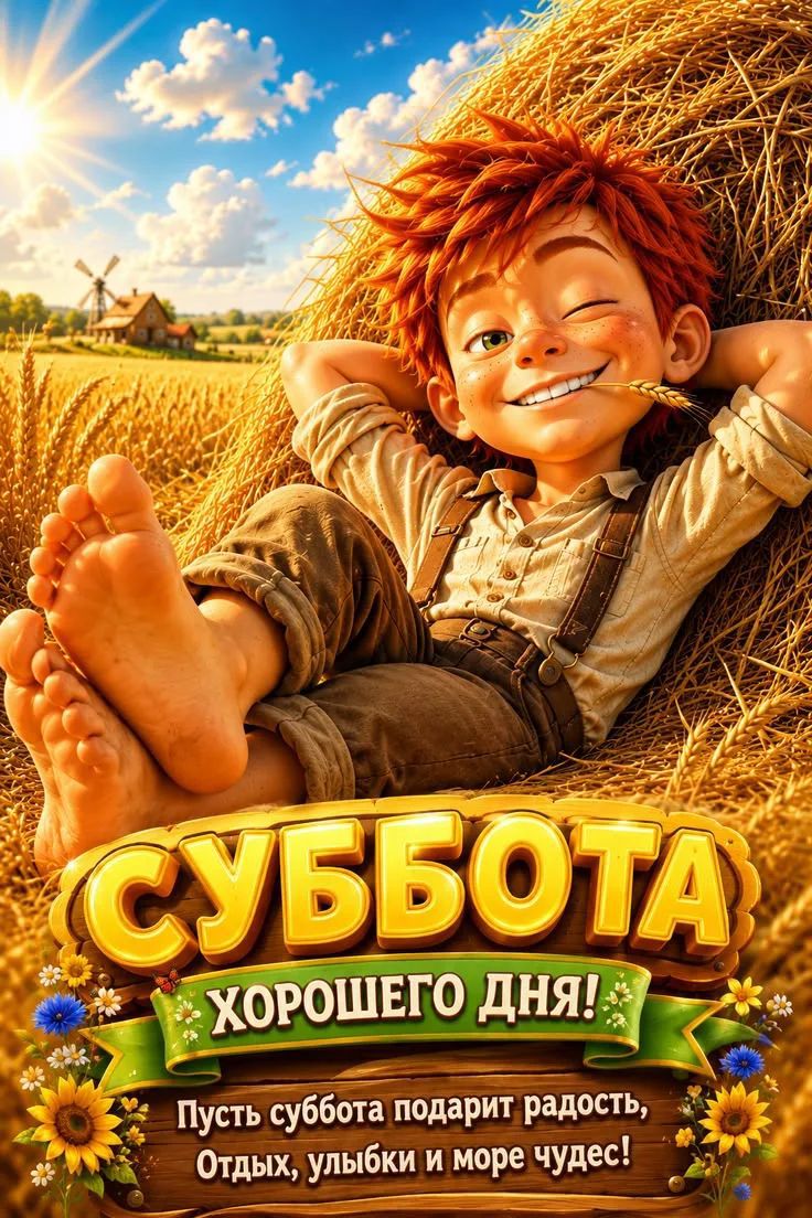 СУББОТА ХОРОШЕГО ДНЯ! Пусть суббота подарит радость, Отдых, улыбки и море чудес!