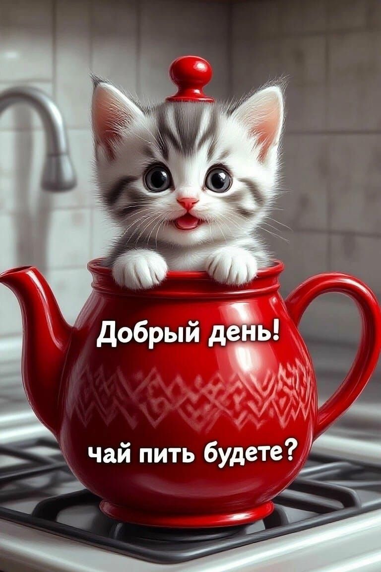 Добрый день! чай пить будете?