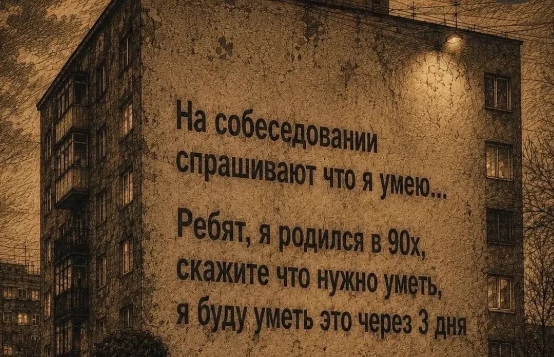 На собеседовании спрашивают что я умею... Ребят, я родился в 90х, скажите что нужно уметь, я буду уметь это через 3 дня