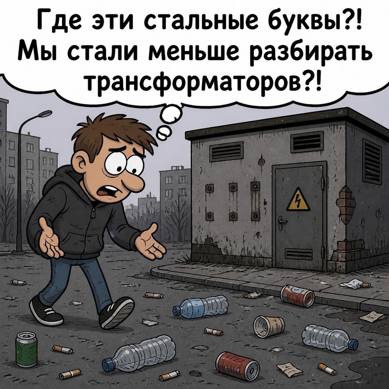 Где эти стальные буквы?! Мы стали меньше разбирать трансформаторов?!