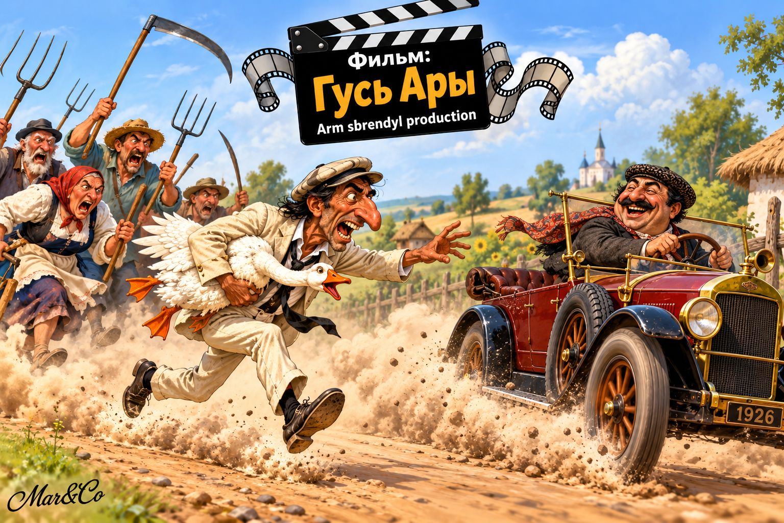 Фильм: Гусь Ары Arm sbrendyl production 1926