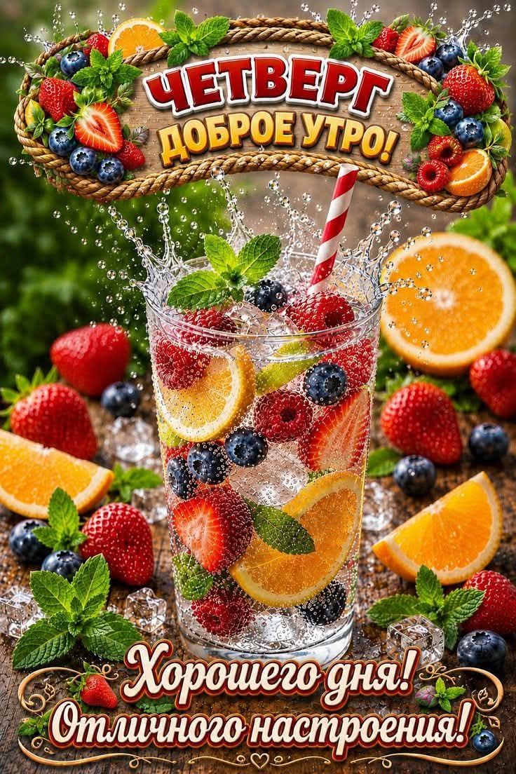 ЧЕТВЕРГ ДОБРОЕ УТРО! Хорошего дня! Отличного настроения!
