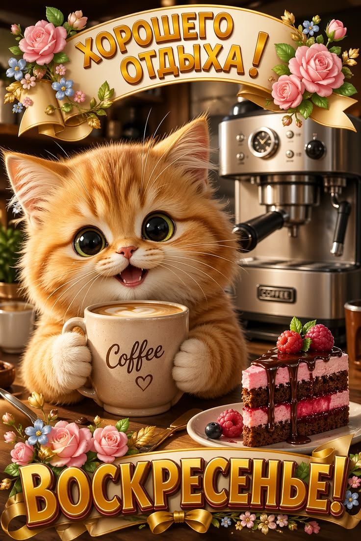ХОРОШЕГО ОТДЫХА! ВОСКРЕСЕНЬЕ! Coffee