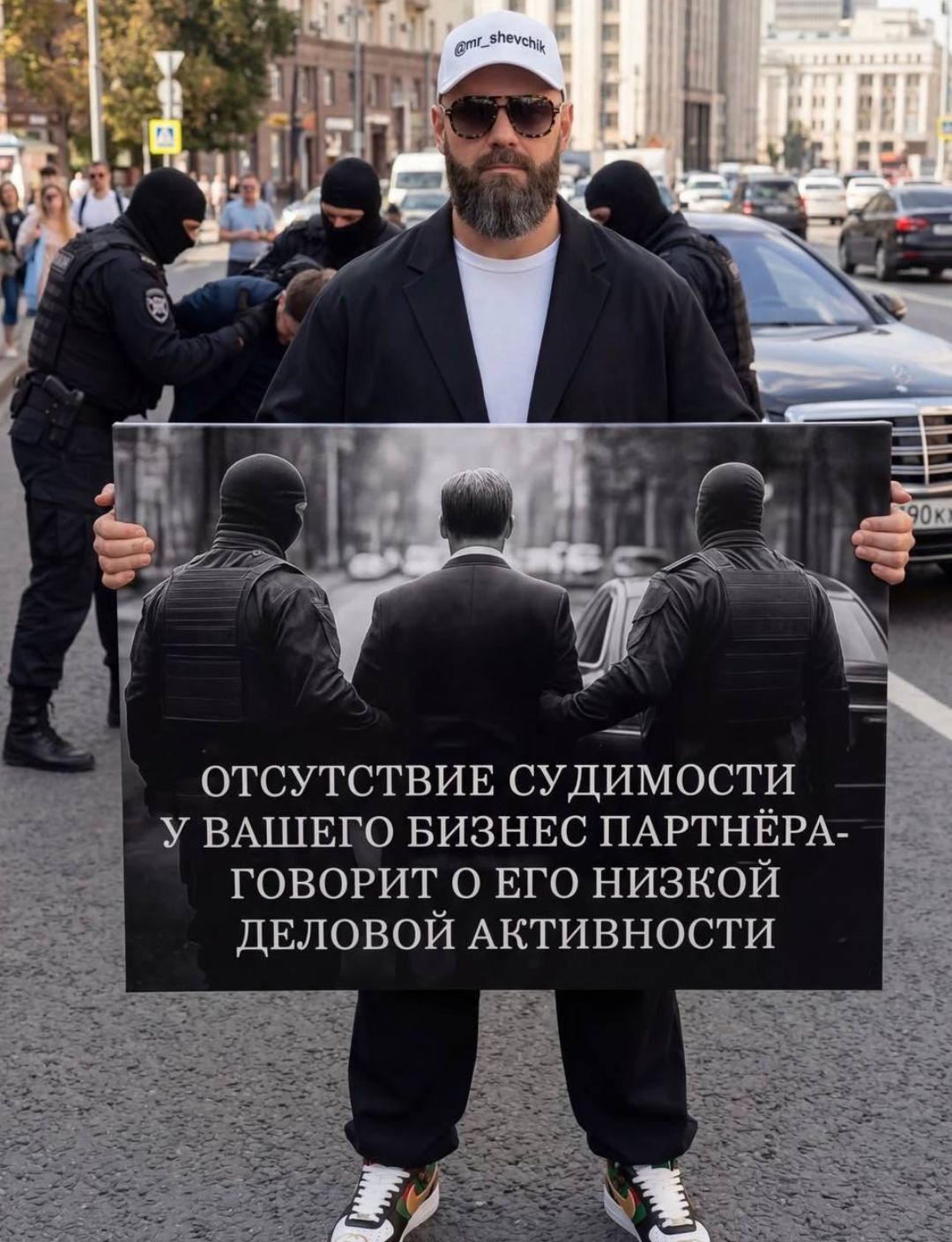 ОТСУТСТВИЕ СУДИМОСТИ У ВАШЕГО БИЗНЕС ПАРТНЁРА- ГОВОРИТ О ЕГО НИЗКОЙ ДЕЛОВОЙ АКТИВНОСТИ