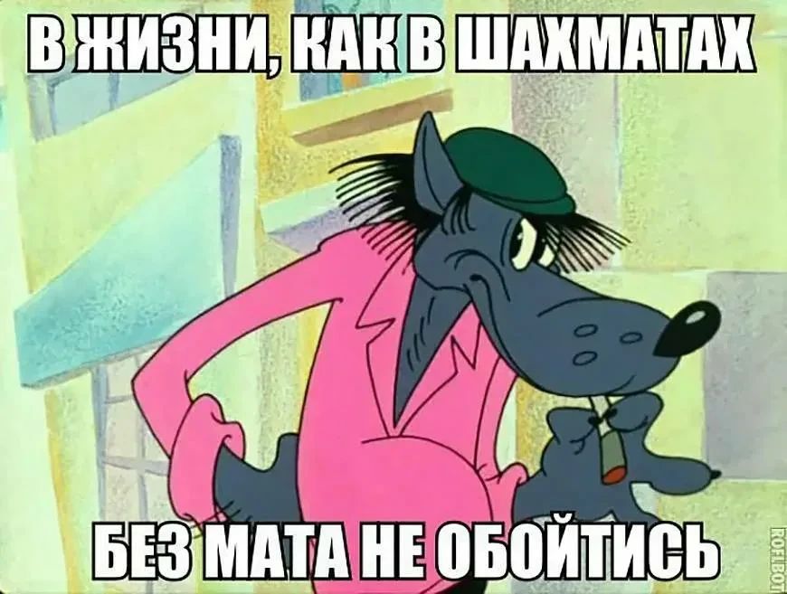 В жизни, как в шахматах. Без мата не обойтись.