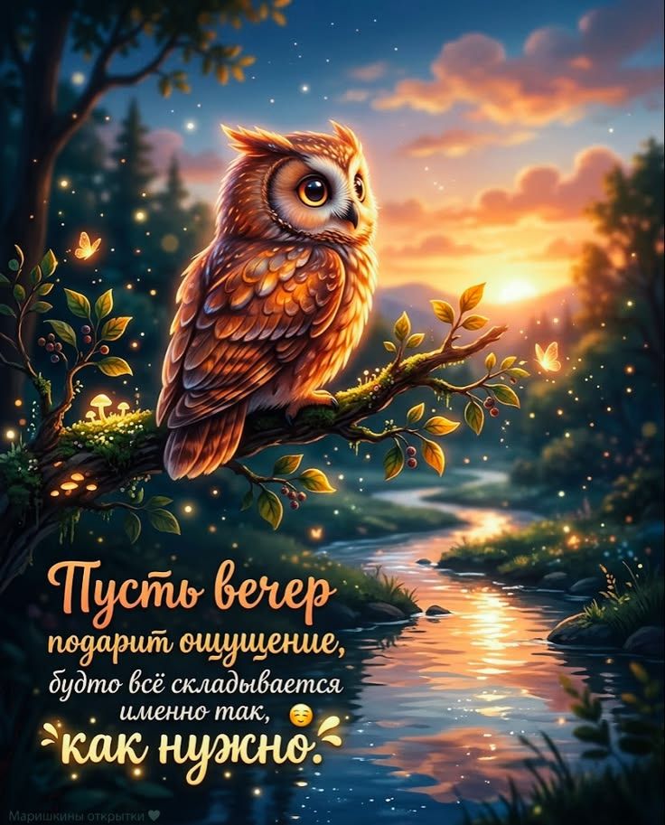 Пусть вечер подарит ощущение, будто всё складывается именно так, как нужно.