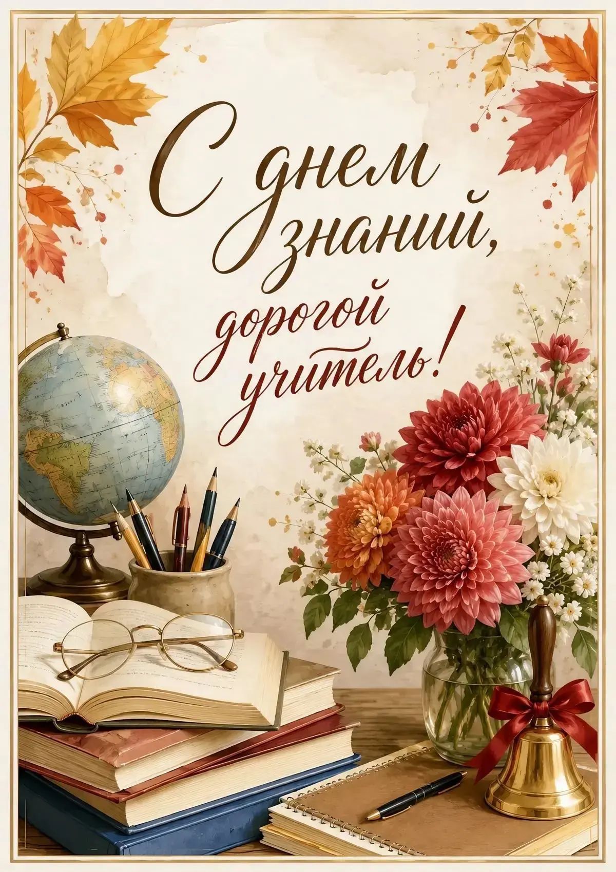 С днем знаний, дорогой учитель!