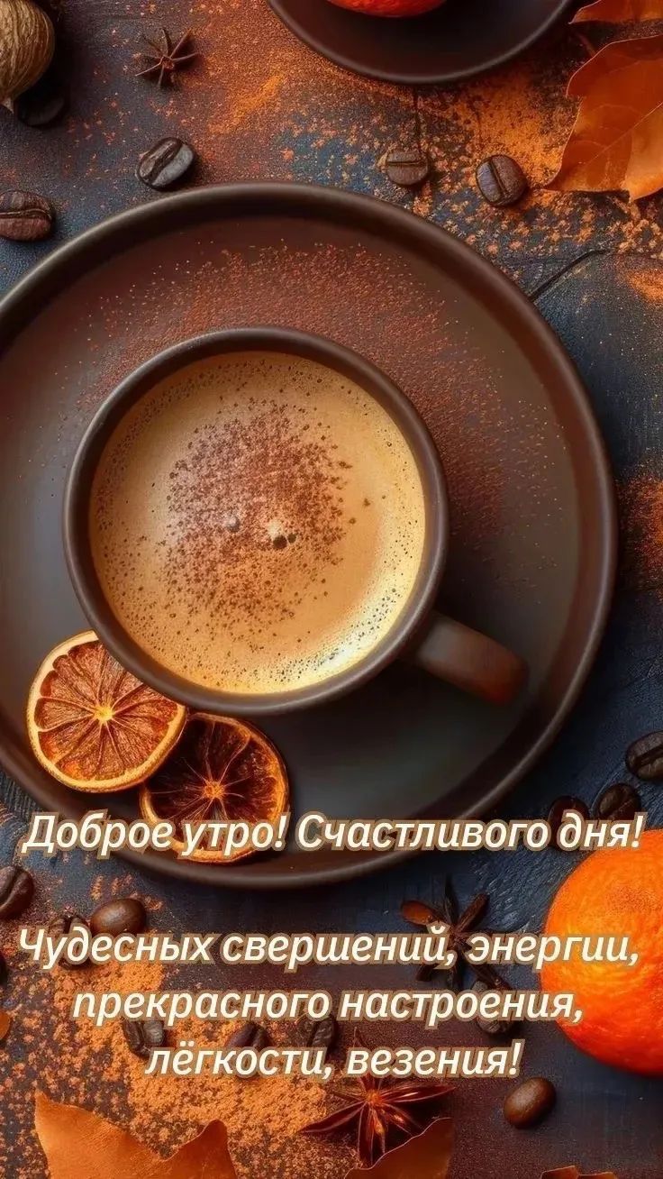 Доброе утро! Счастливого дня! Чудесных свершений, энергии, прекрасного настроения, лёгкости, везения!