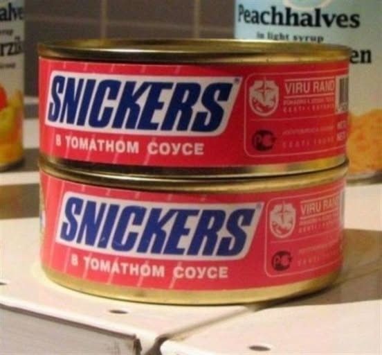 SNICKERS В ТОМАТНОМ СОУСЕ