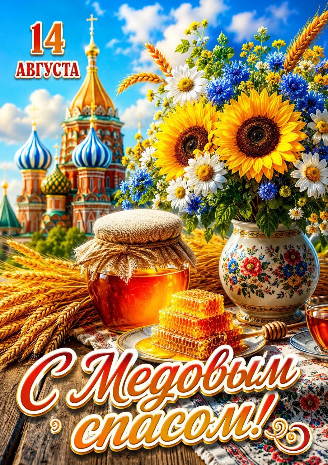 14 АВГУСТА С Медовым спасом!