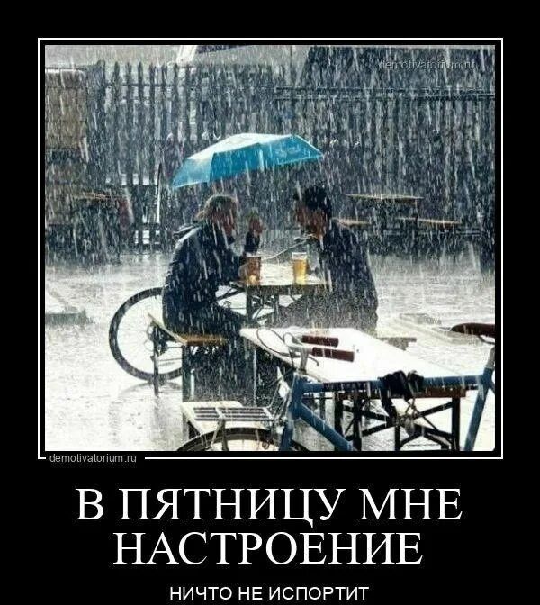 В пятницу мне настроение ничто не испортит