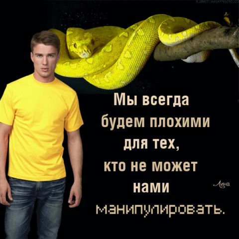Мы всегда будем плохими для тех, кто не может нами манипулировать. Лина