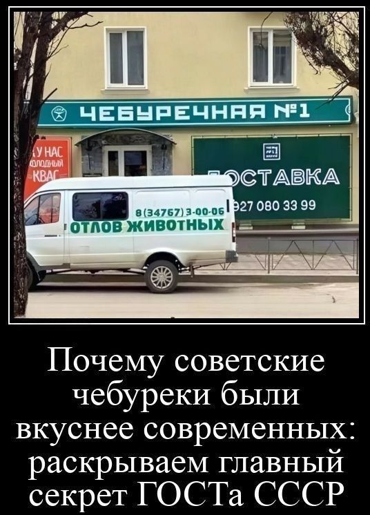 ЧЕБУРЕЧНАЯ №1. У НАС холодный КВАС. ДОСТАВКА. ОТЛОВ ЖИВОТНЫХ 8 (34767) 3-00-06 8927 080 33 99. Почему советские чебуреки были вкуснее современных: раскрываем главный секрет ГОСТа СССР