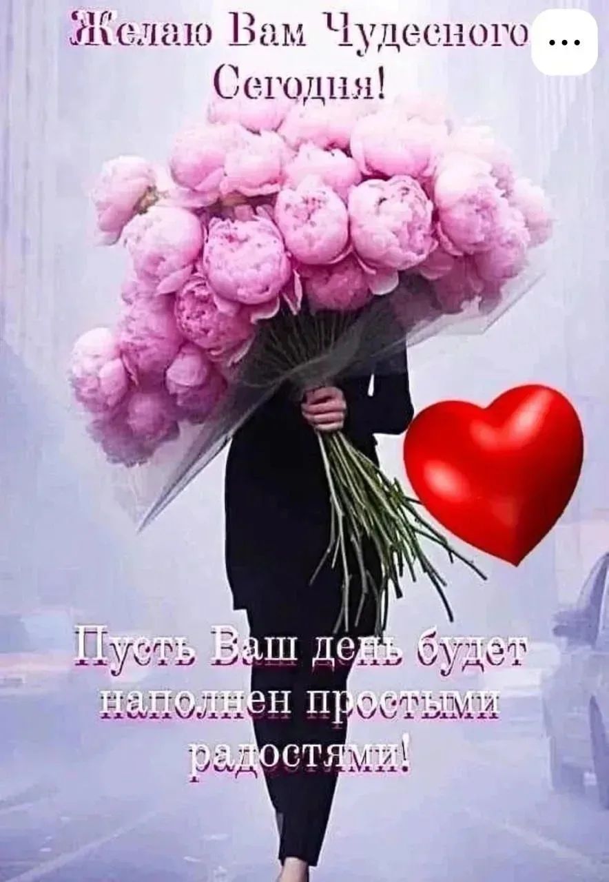 Желаю Вам Чудесного ... Сегодня! Пусть Ваш день будет наполнен простыми радостями!