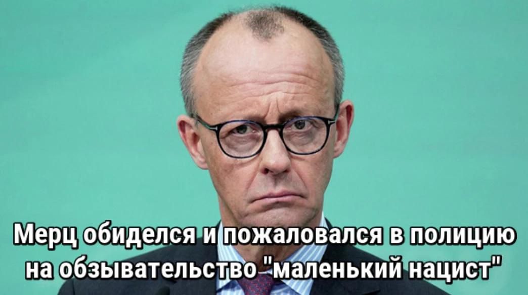 Мерц обиделся и пожаловался в полицию на обзывательство - 