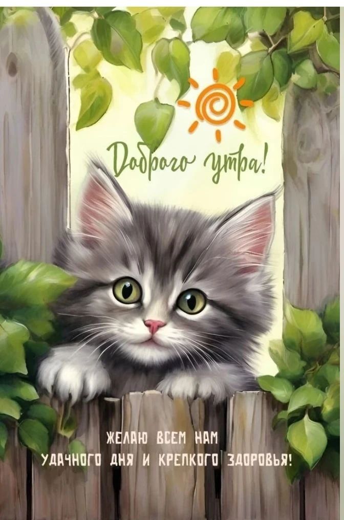 Доброго утра! Желаю всем нам удачного дня и крепкого здоровья!