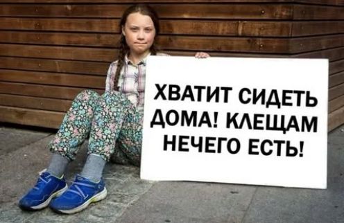 ХВАТИТ СИДЕТЬ ДОМА! КЛЕЩАМ НЕЧЕГО ЕСТЬ!