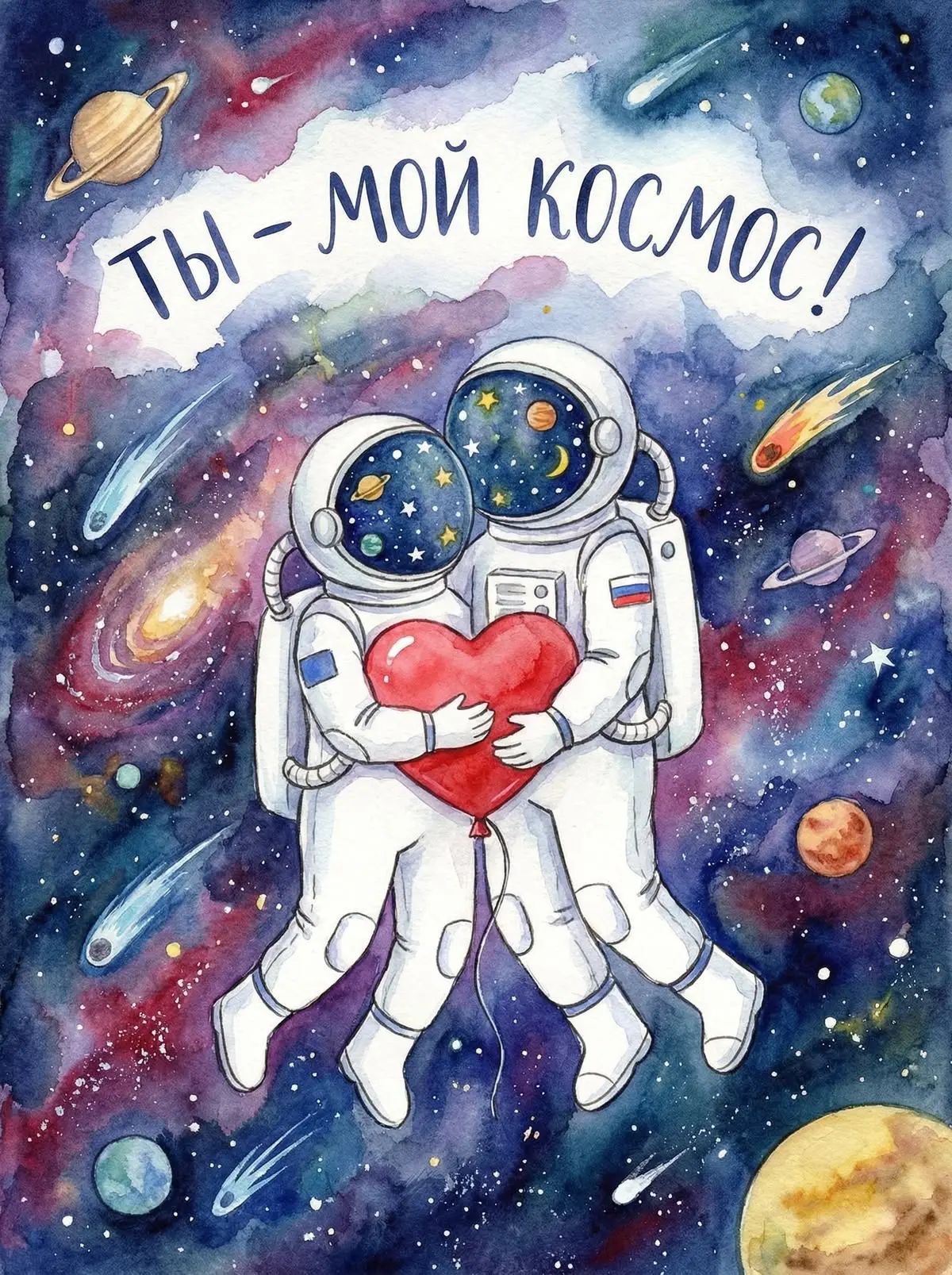 Ты - мой космос!
