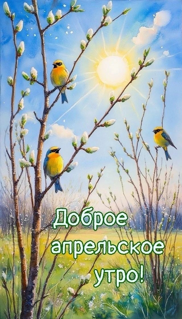 Доброе апрельское утро!