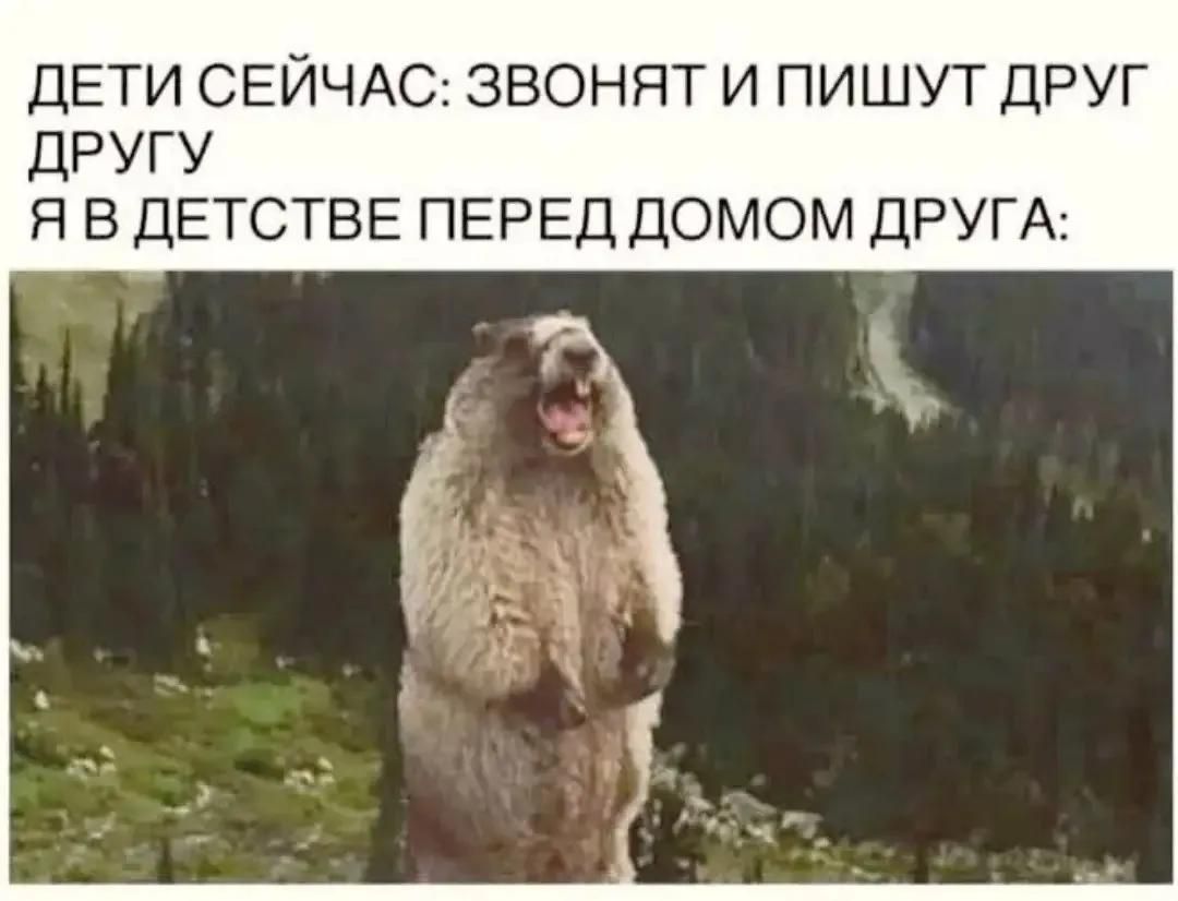 ДЕТИ СЕЙЧАС: ЗВОНЯТ И ПИШУТ ДРУГ ДРУГУ Я В ДЕТСТВЕ ПЕРЕД ДОМОМ ДРУГА: