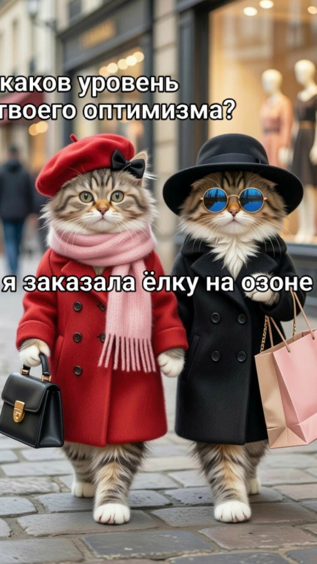 каков уровень твоего оптимизма? я заказала ёлку на озоне