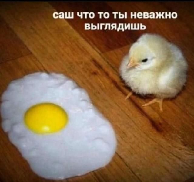 саш что то ты неважно выглядишь