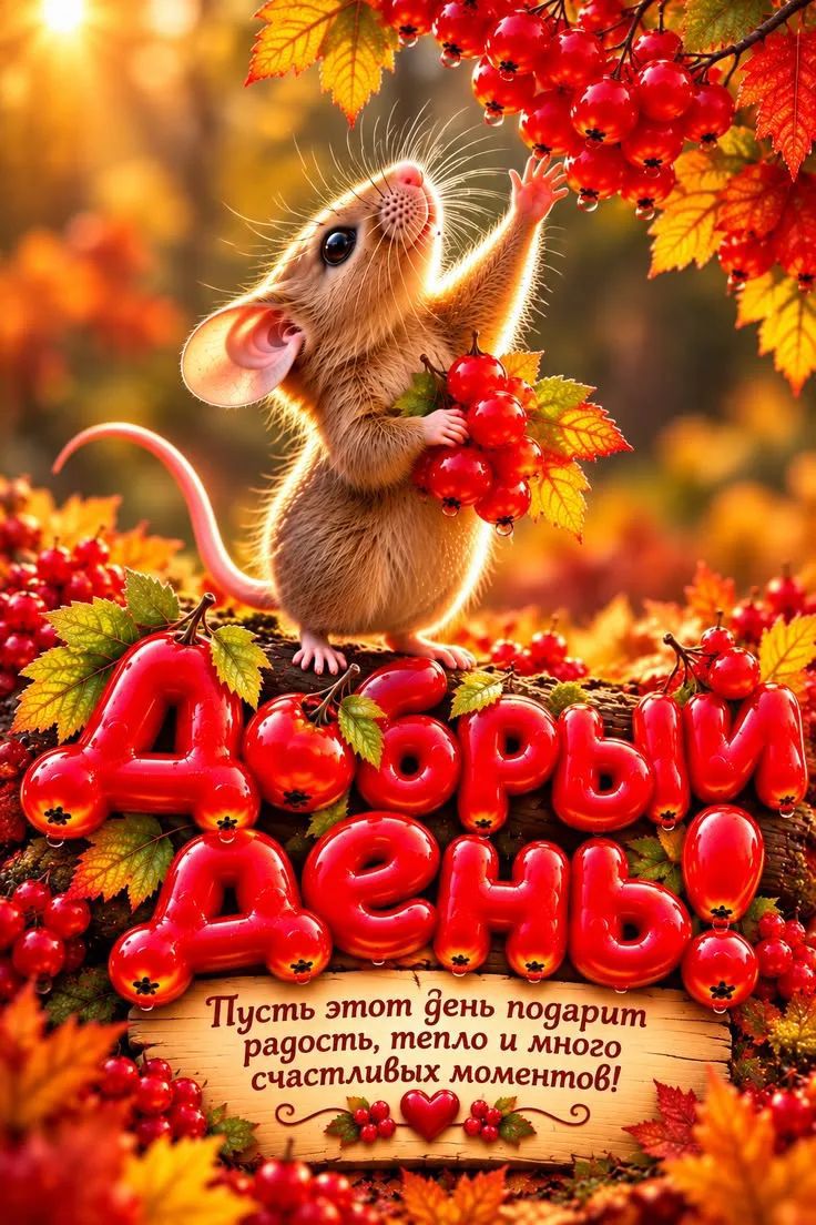 ДОБРЫЙ ДЕНЬ! Пусть этот день подарит радость, тепло и много счастливых моментов!