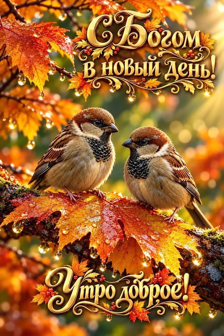 С Богом в новый день! Утро доброе!