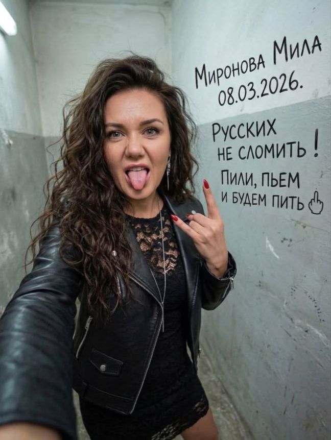 Миронова Мила 08.03.2026. Русских не сломить! Пили, пьем и будем пить