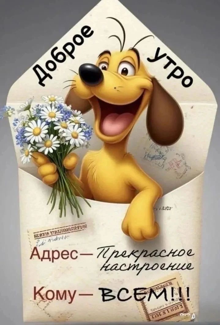 Доброе утро. Адрес - Прекрасное настроение. Кому - ВСЕМ!!!