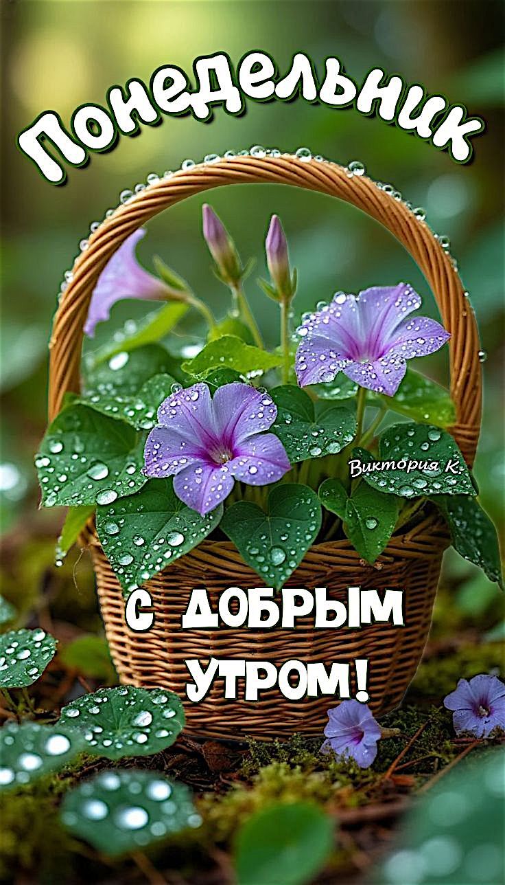 Понедельник Виктория К. С ДОБРЫМ УТРОМ!