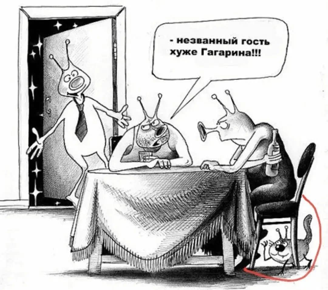 - незванный гость хуже Гагарина!!!