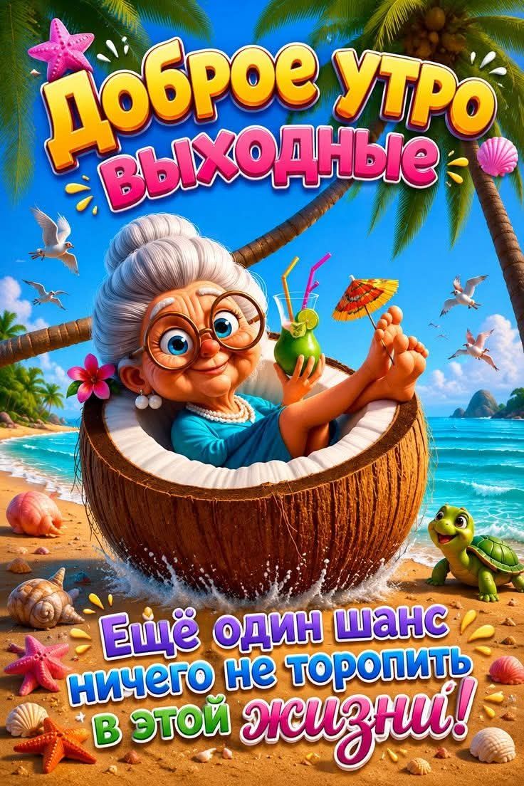 Доброе утро Выходные Ещё один шанс ничего не торопить в этой жизни!
