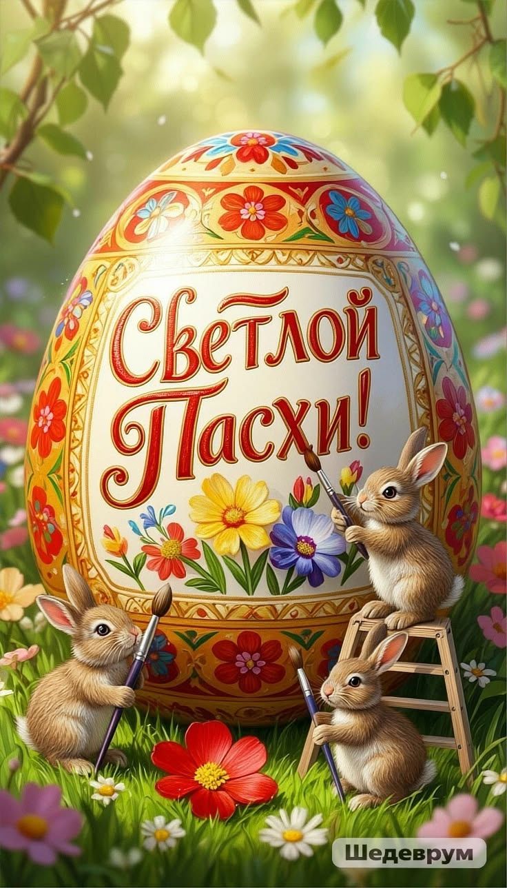 Светлой Пасхи! Шедеврум
