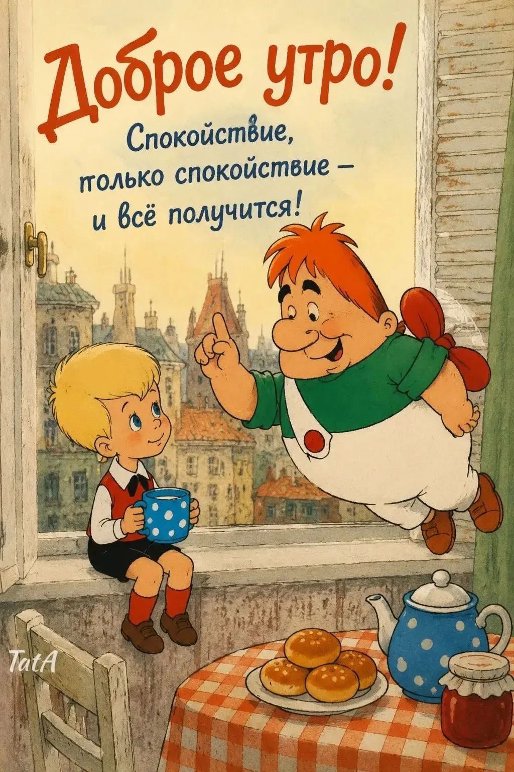 Доброе утро! Спокойствие, только спокойствие – и всё получится!