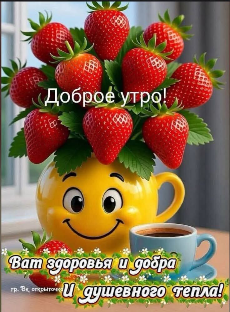 Доброе утро! Вам здоровья и добра и душевного тепла!