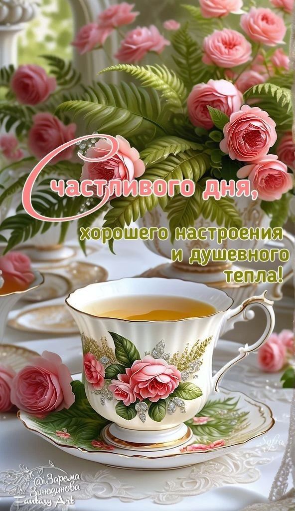 Счастливого дня, хорошего настроения и душевного тепла!