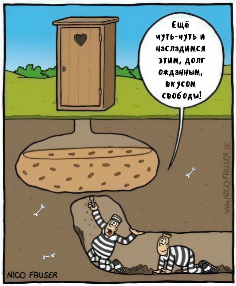 Ещё чуть-чуть и насладимся этим, долгожданным, вкусом свободы!