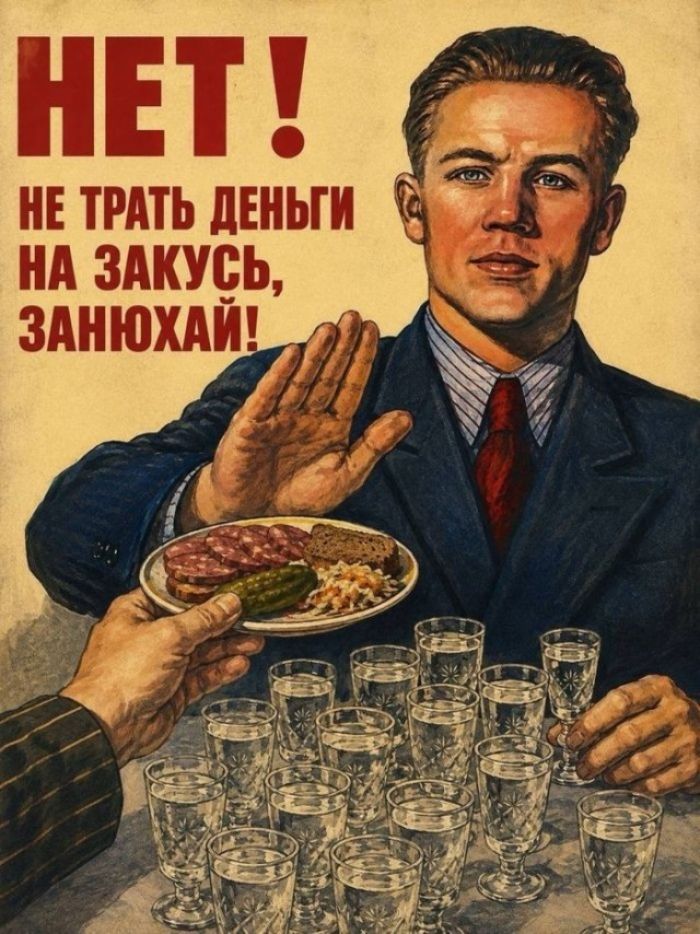 НЕТ! НЕ ТРАТЬ ДЕНЬГИ НА ЗАКУСЬ, ЗАНЮХАЙ!
