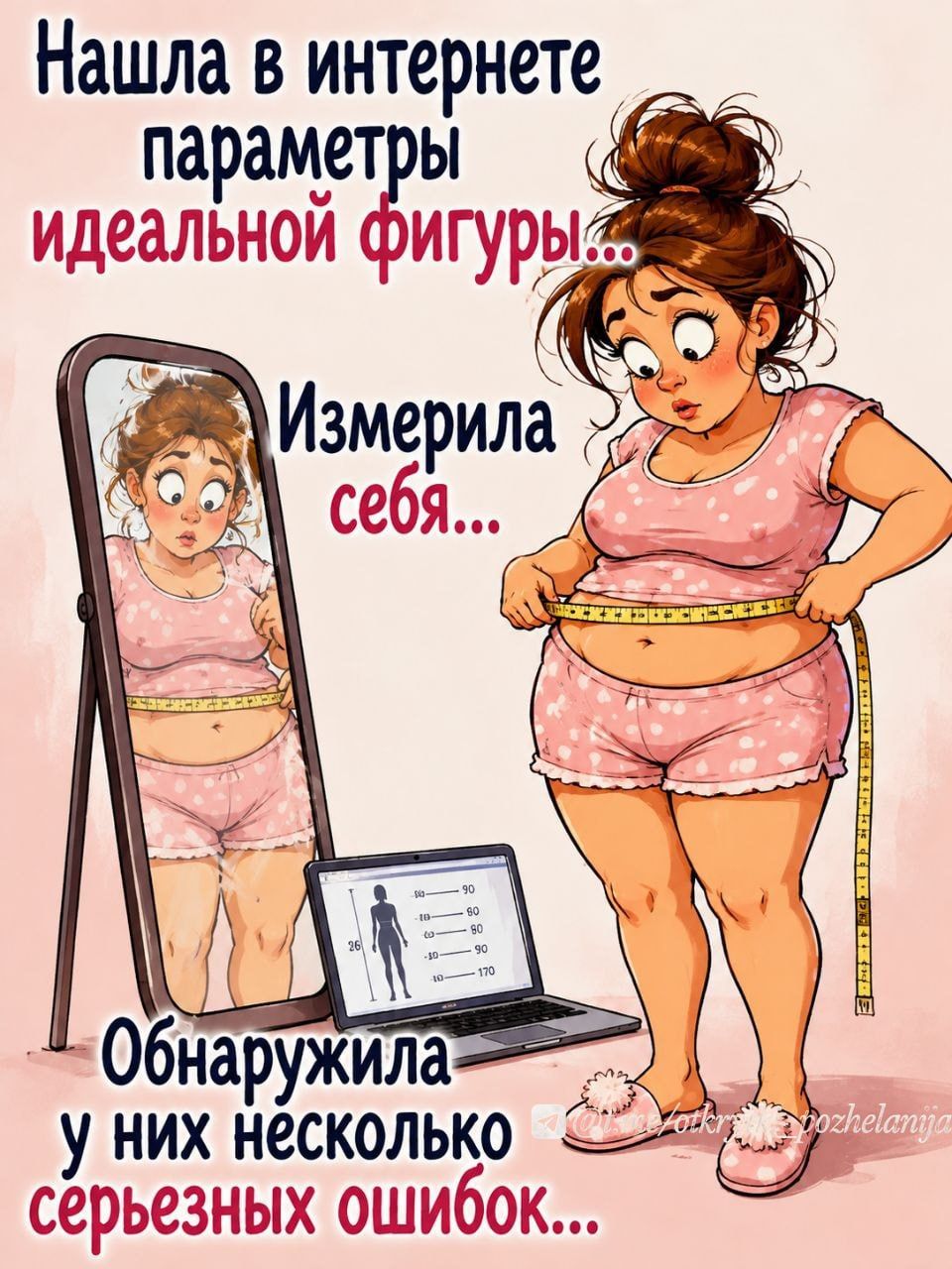 Нашла в интернете параметры идеальной фигуры... Измерила себя... Обнаружила у них несколько серьезных ошибок...