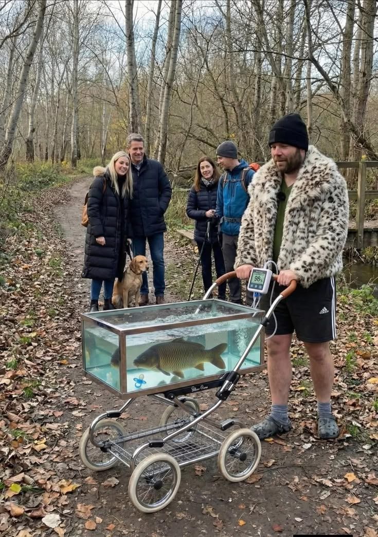 98% на устройстве, Silver Cross на коляске, соска в аквариуме с рыбой.