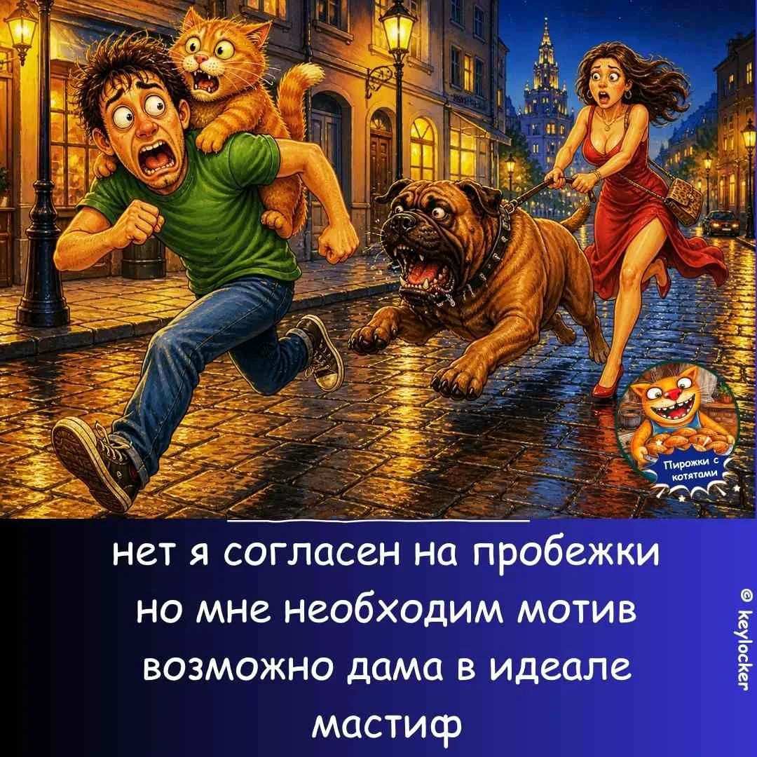 нет я согласен на пробежки но мне необходим мотив возможно дама в идеале мастиф