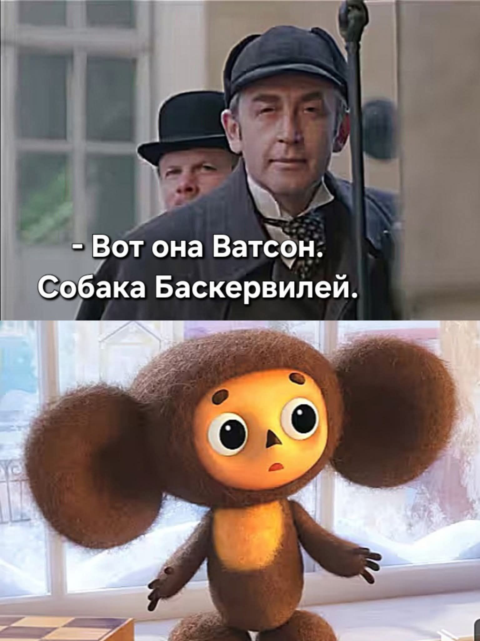 – Вот она Ватсон. Собака Баскервилей.