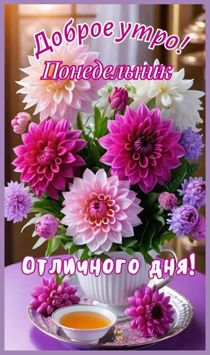 Доброе утро! Понедельник. Отличного дня!