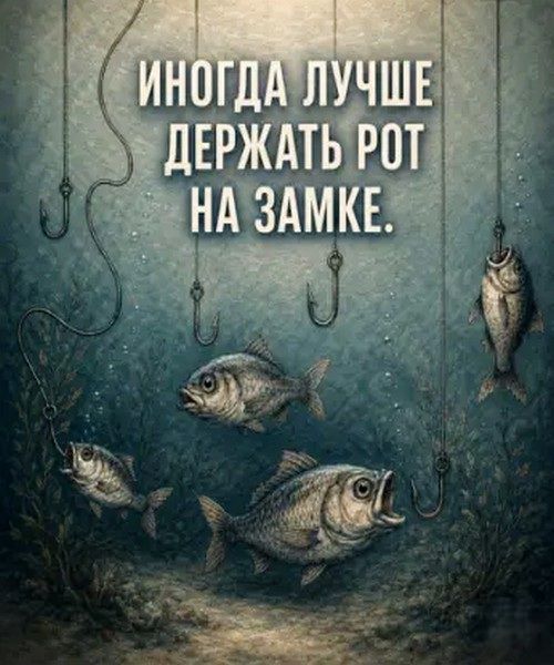 ИНОГДА ЛУЧШЕ ДЕРЖАТЬ РОТ НА ЗАМКЕ.
