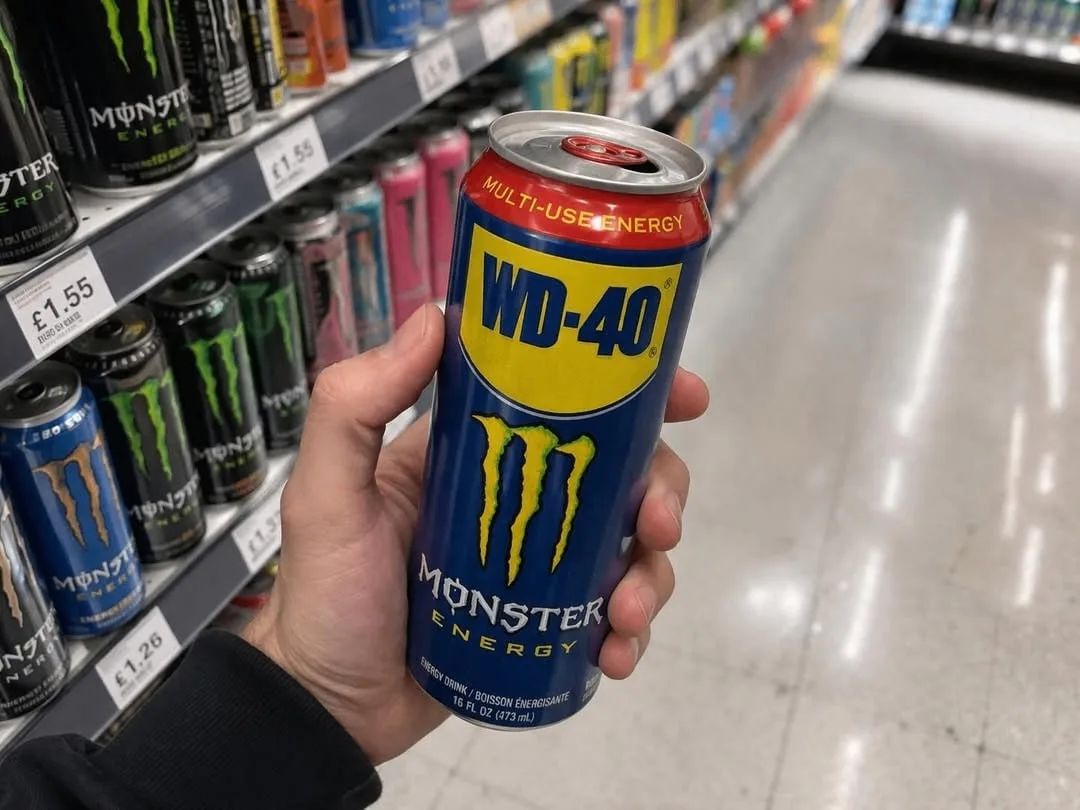 МНОГОФУНКЦИОНАЛЬНАЯ ЭНЕРГИЯ WD-40 MONSTER ENERGY ЭНЕРГЕТИЧЕСКИЙ НАПИТОК / ЭНЕРГЕТИЧЕСКИЙ НАПИТОК 16 ЖИДКИХ УНЦИЙ (473 МЛ) 1,55 ФУНТА 1,26 ФУНТА