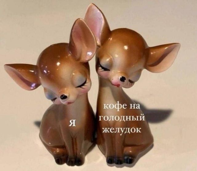 Я кофе на голодный желудок